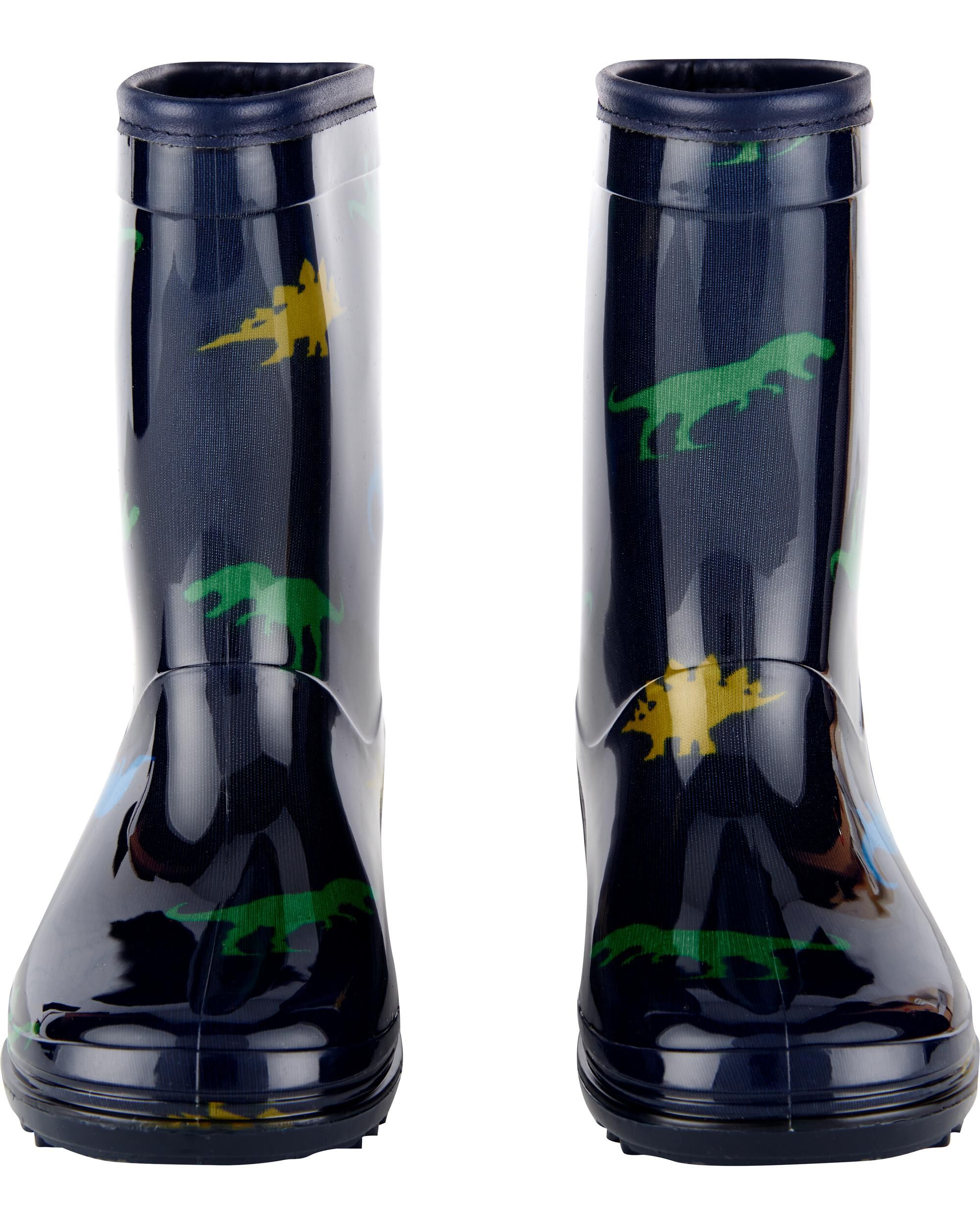 carters dinosaur rain boots