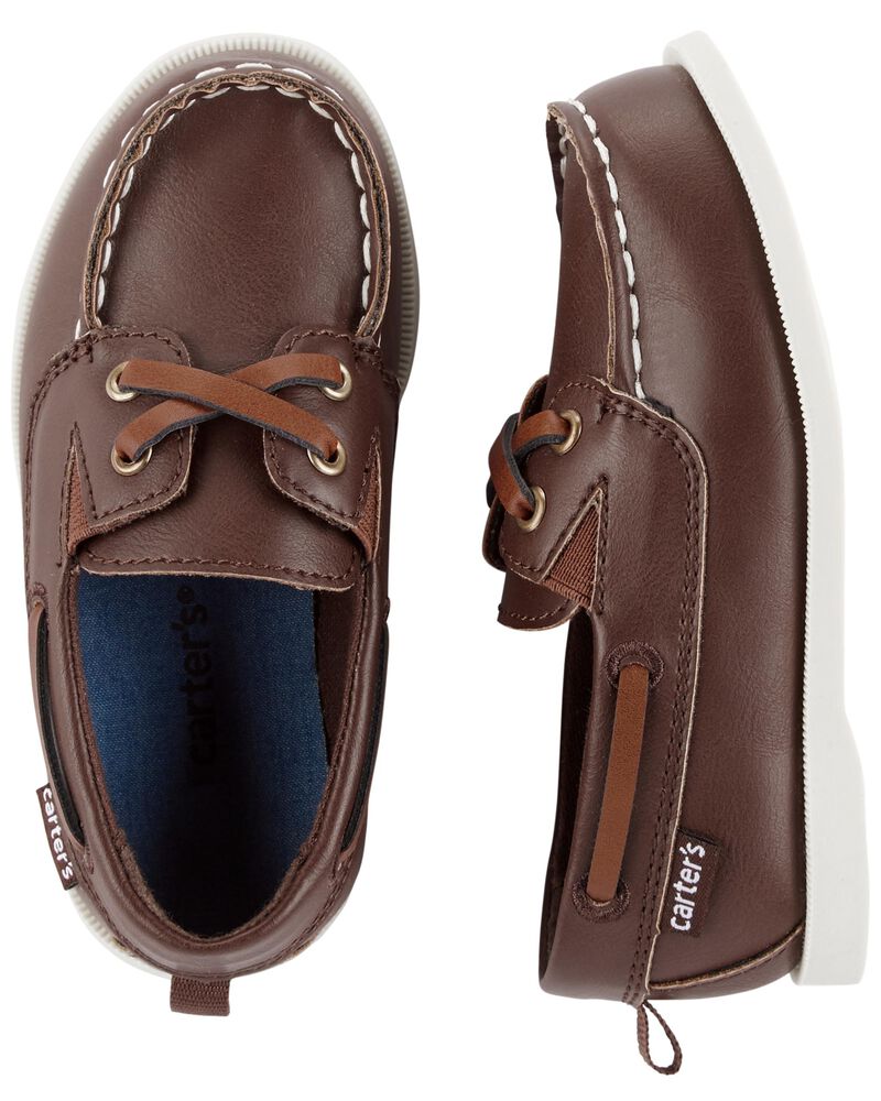 Brown Carter's Boat Shoes 