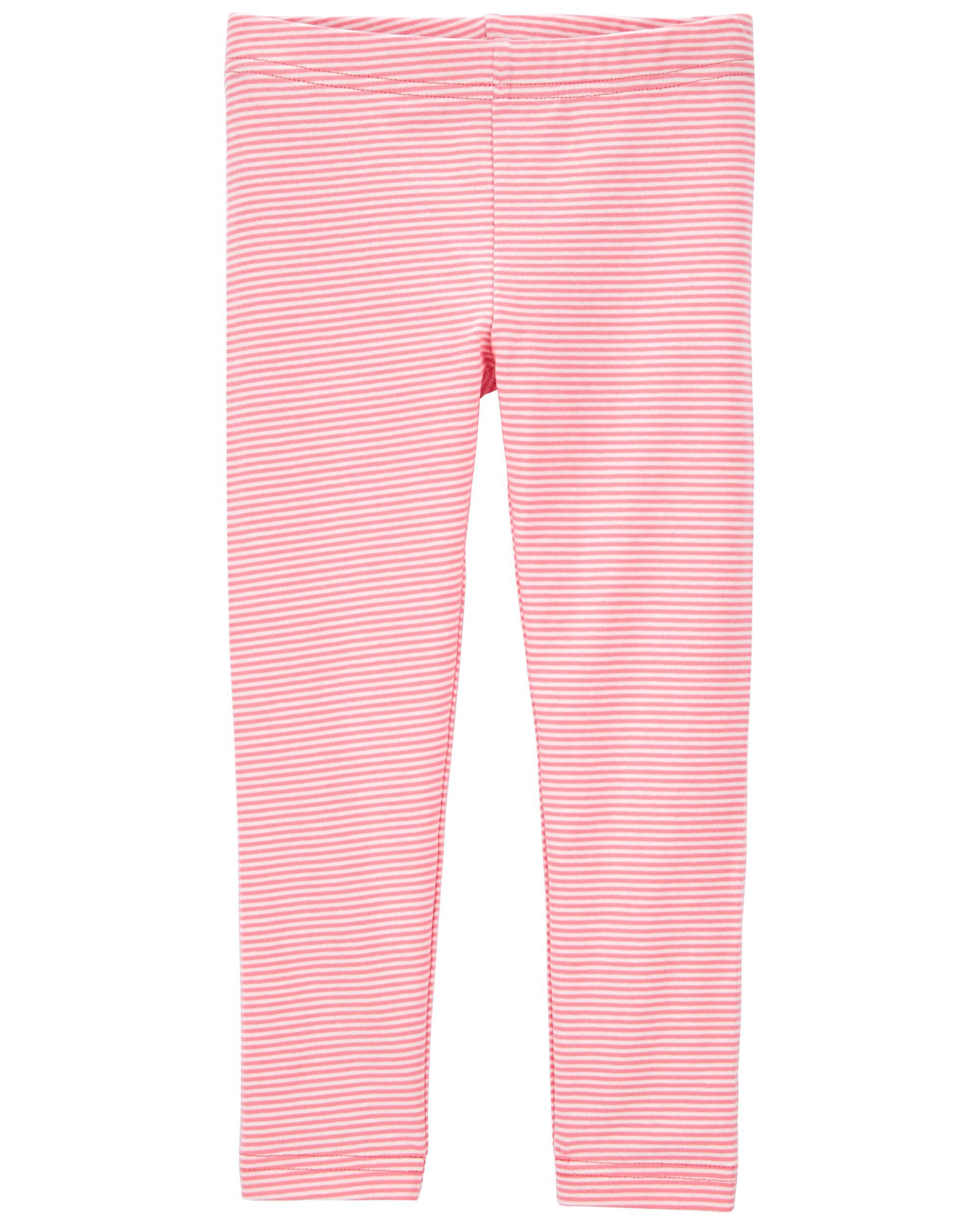 Red and white striped leggings toddler cheap