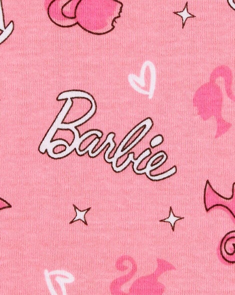  Product image 2 of Kid Barbie Snug Fit Cotton 2-Piece Pajamas - Pink