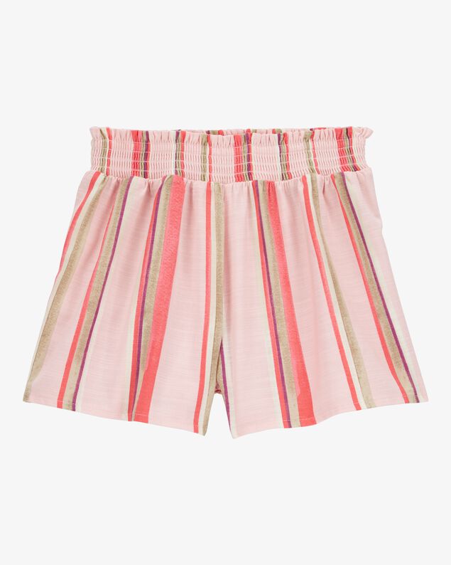 Product image 2 of Kid Striped Linen Look-Alike Flowy Pull-On Shorts