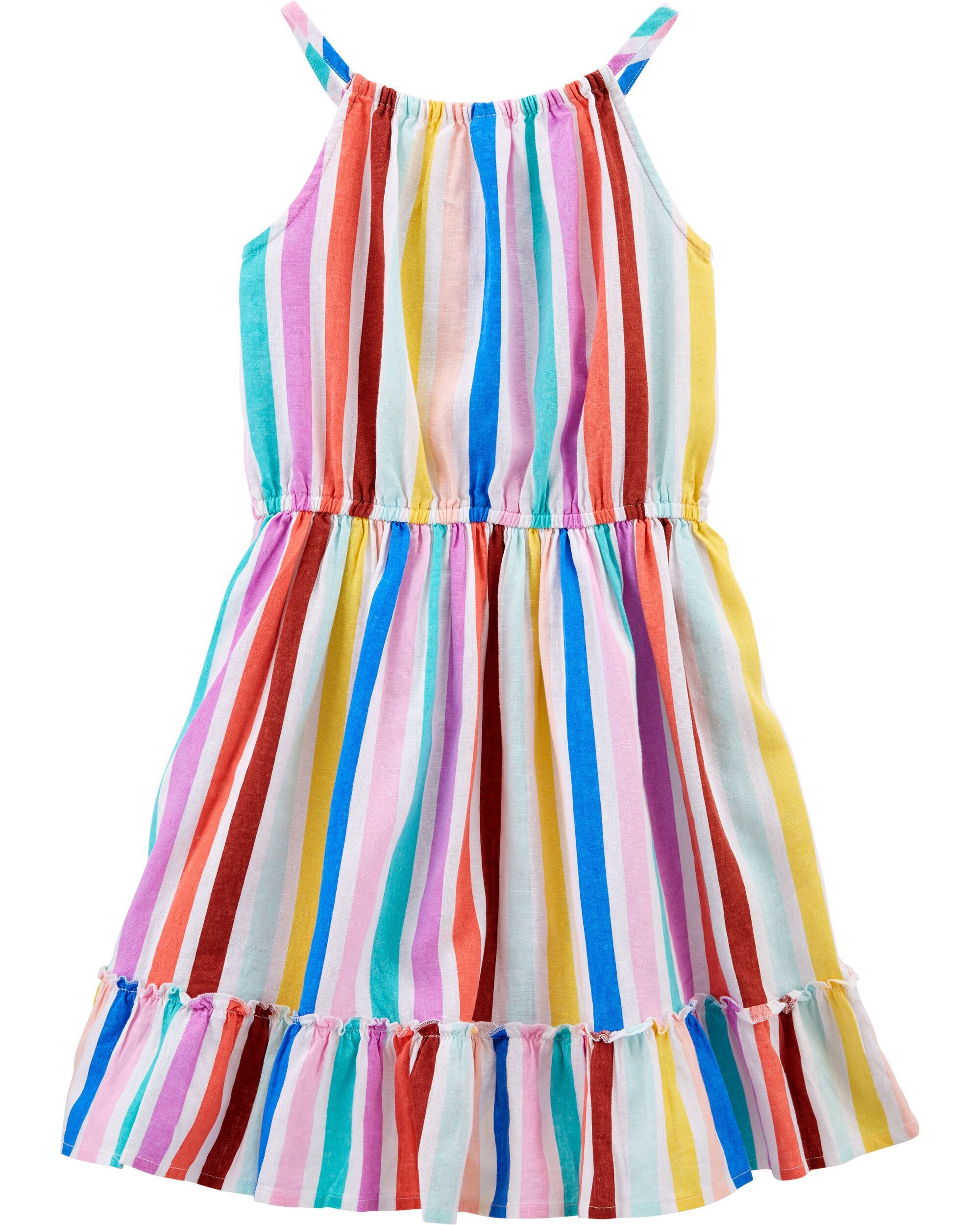 *CLEARANCE* Rainbow Stripe Dress