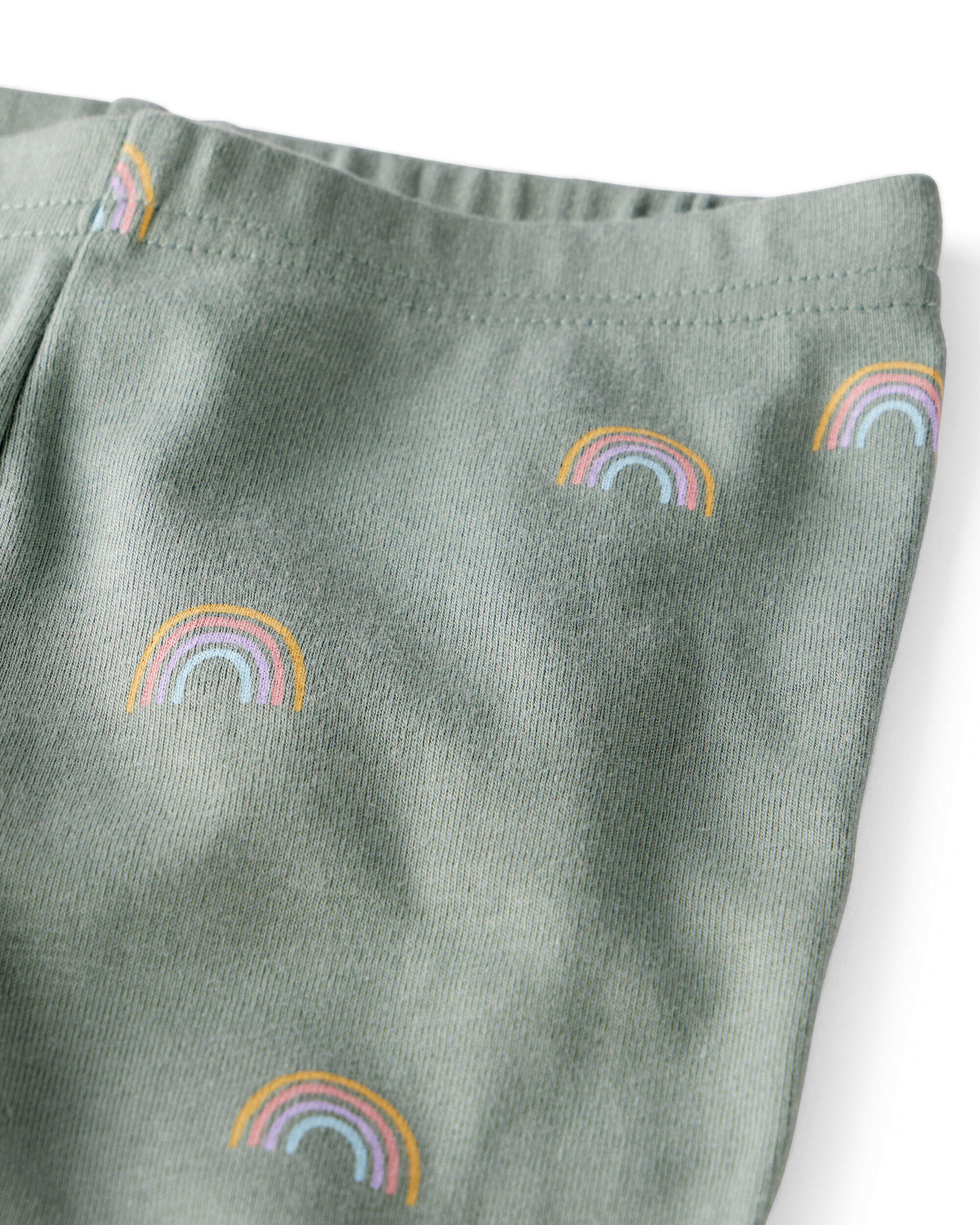 Baby Organic Cotton Pajamas in Magical Rainbow Print