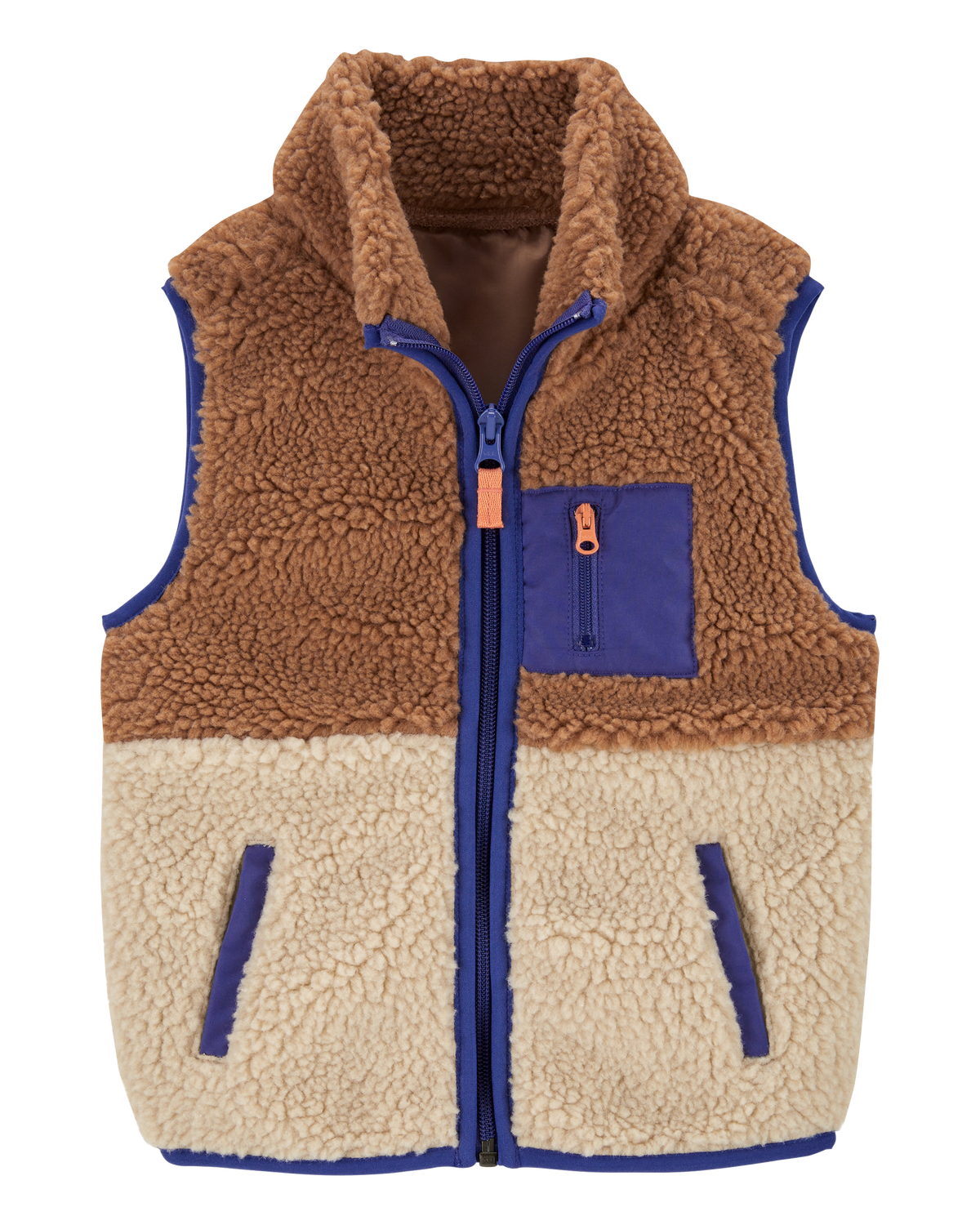 [COVERNAT]★SHERPA VEST Kid Zip-Up Sherpa Vest - Carter's | Carter's