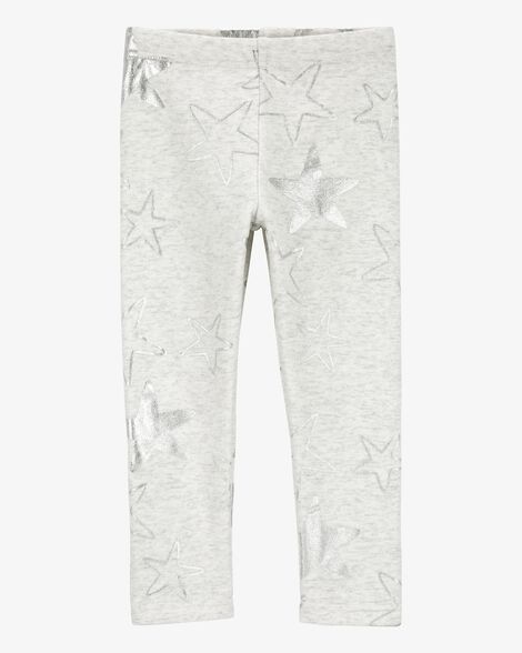Product image 1 of Baby Sparkly Star Cozy Fleece Leggings