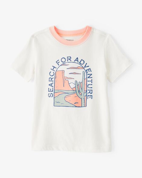 Product image 1 of Toddler Adventure Short-Sleeve Graphic Tee - Cream