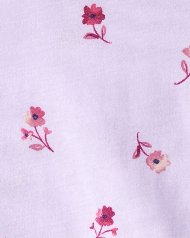 Product image 2 of Baby Girl Floral Long-Sleeve Top - Purple