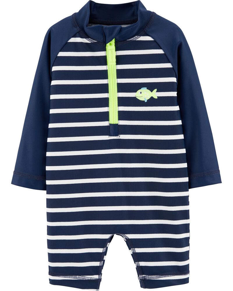 Carter S Striped 1 Piece Rashguard Carters Com