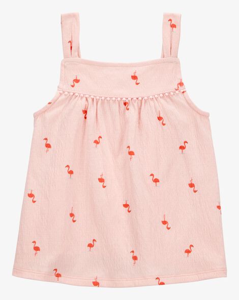  Product image 1 of Baby Flamingo Pom Pom Tank