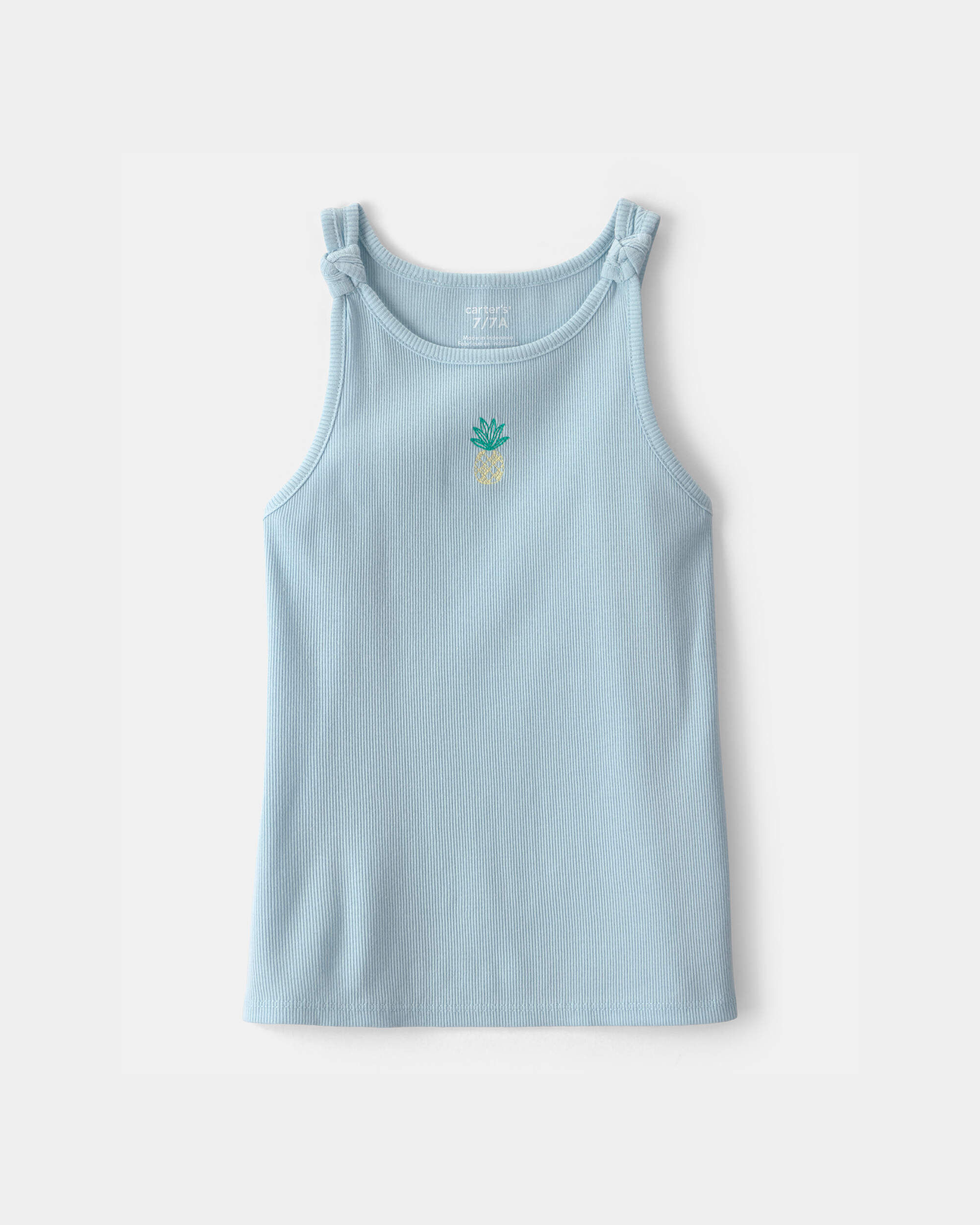 Carters girls pineapple embroidered tank top 10 Blue 9$