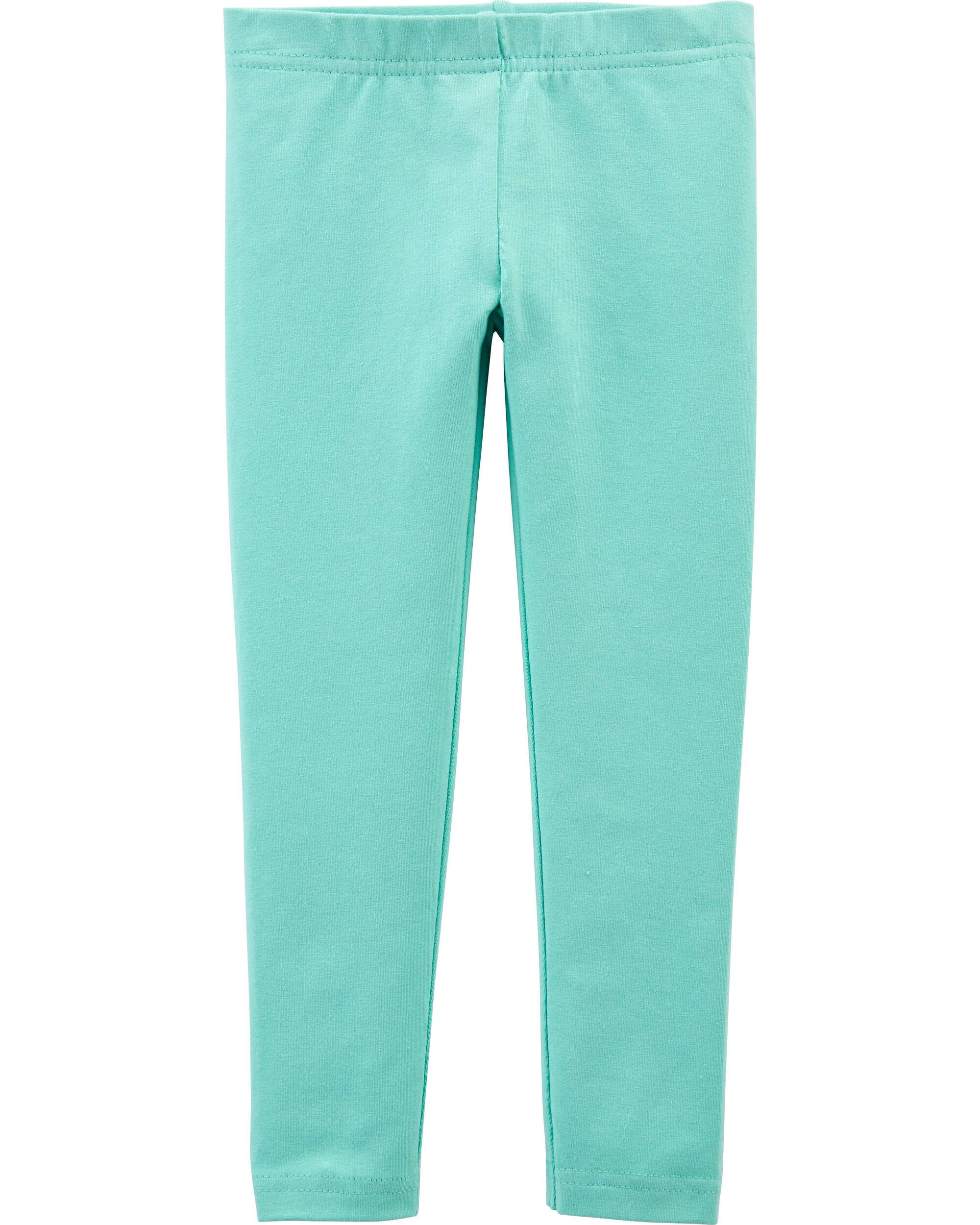 Toddler Girl Stretch Leggings - Turquoise