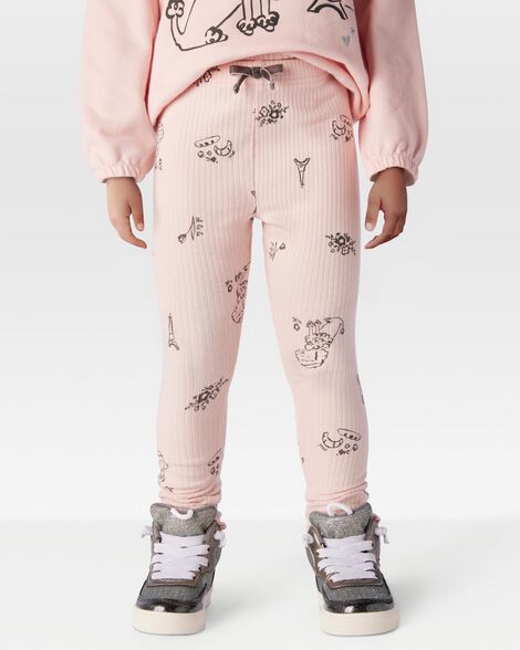  Product image 2 of Toddler 2-Pack Printed Leggings Set