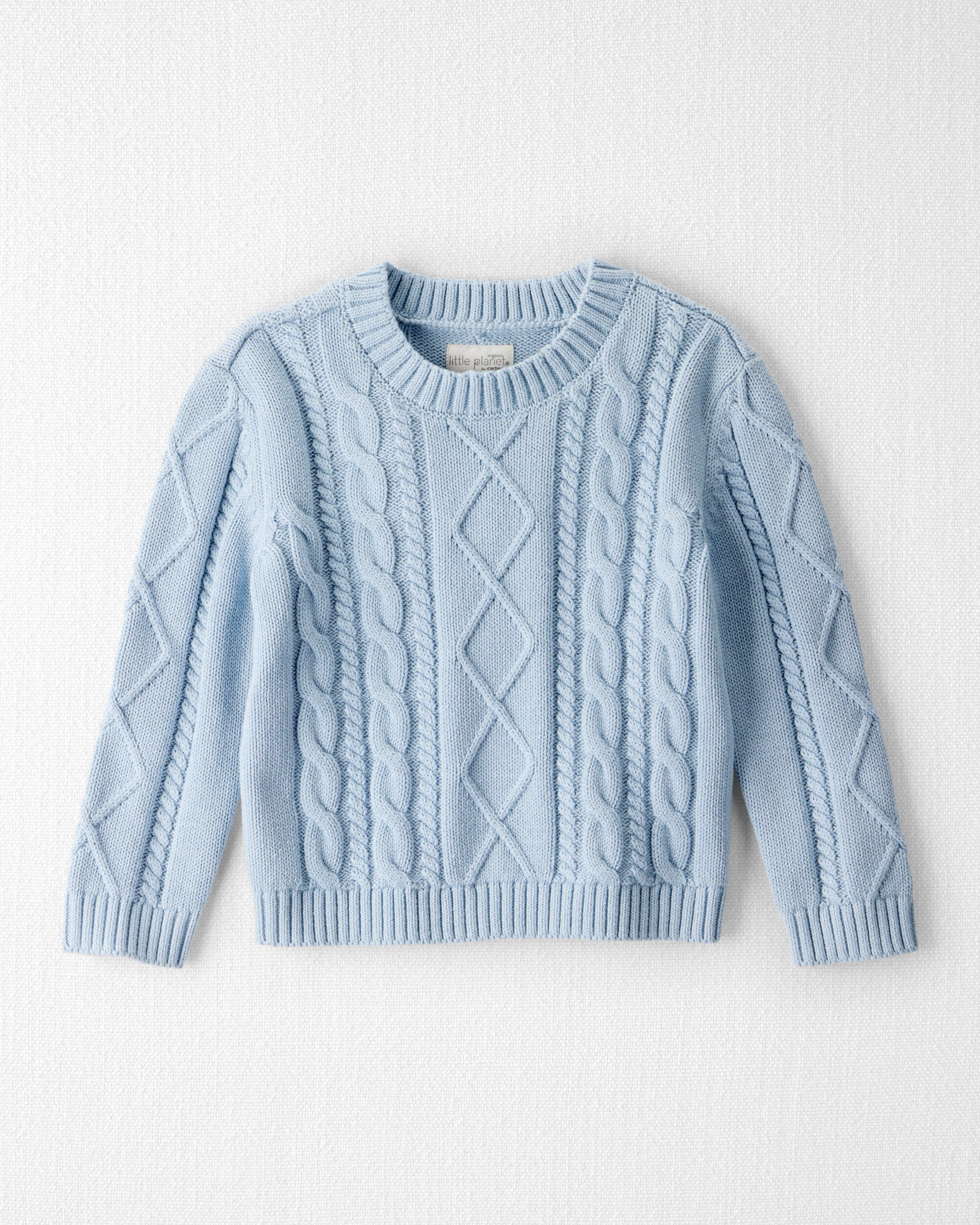 Toddler Organic Cotton Cable Knit Sweater