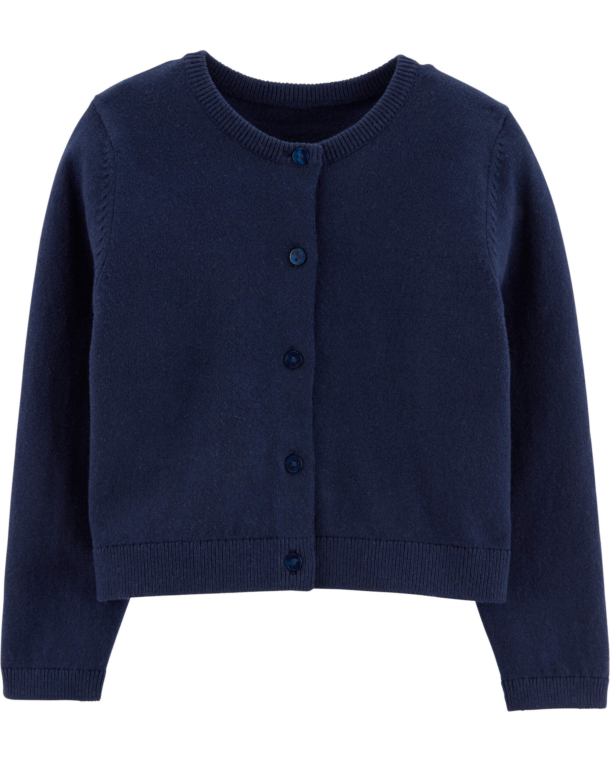 baby girl navy cardigan