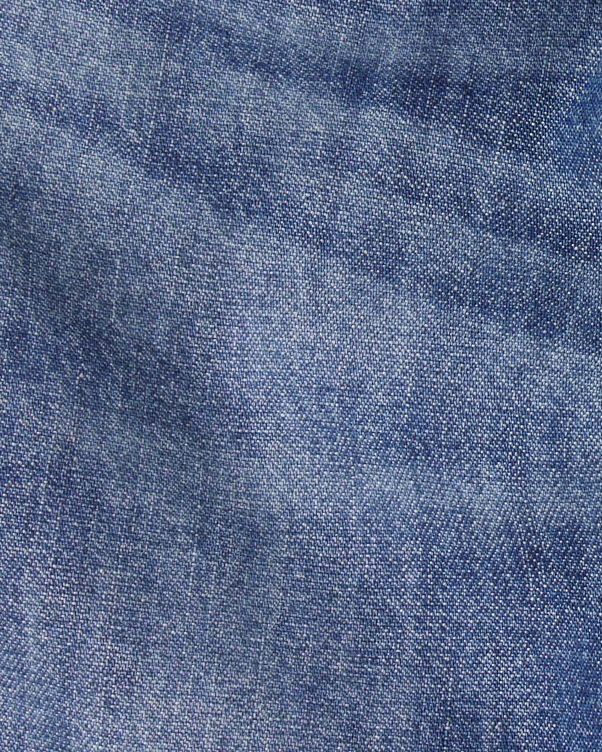 Baby Boy Lined Medium Wash Straight Jeans