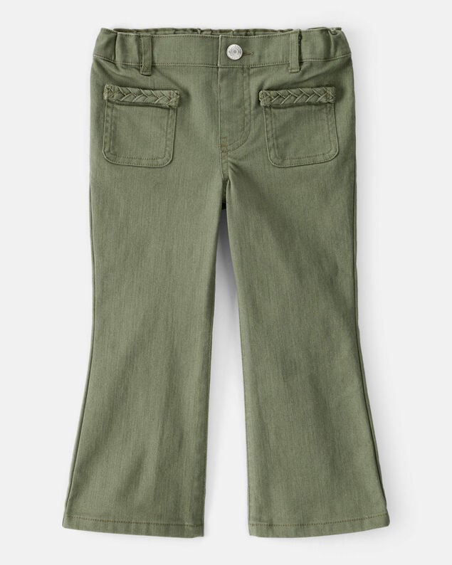 Product image 1 of Toddler Girl Cotton Flare Pants - Green