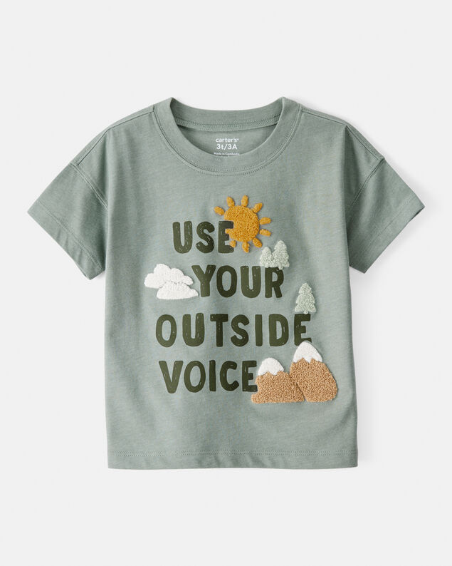 Product image 1 of Toddler Boy Outdoor Voice Short-Sleeve Graphic Tee - Green