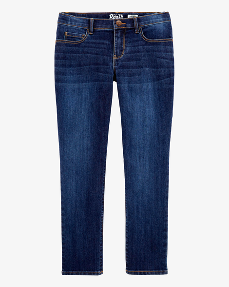 Kid Dark Wash Plus-Fit Skinny-Leg Jeans