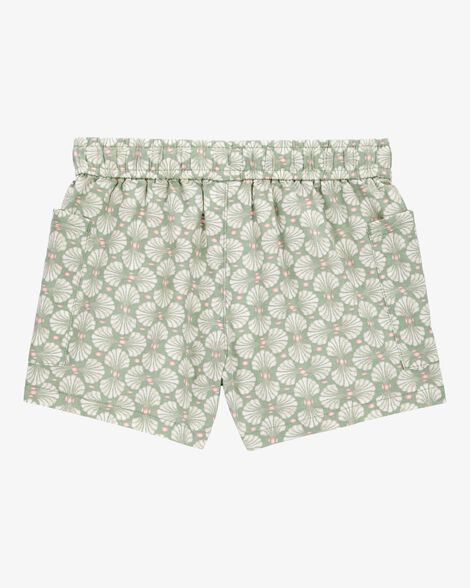  Product image 2 of Baby Tropical Print Drawstring Shorts - Green