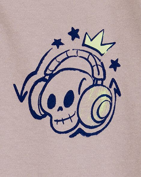  Product image 2 of Kid Skull Short-Sleeve Graphic Tee - Brown