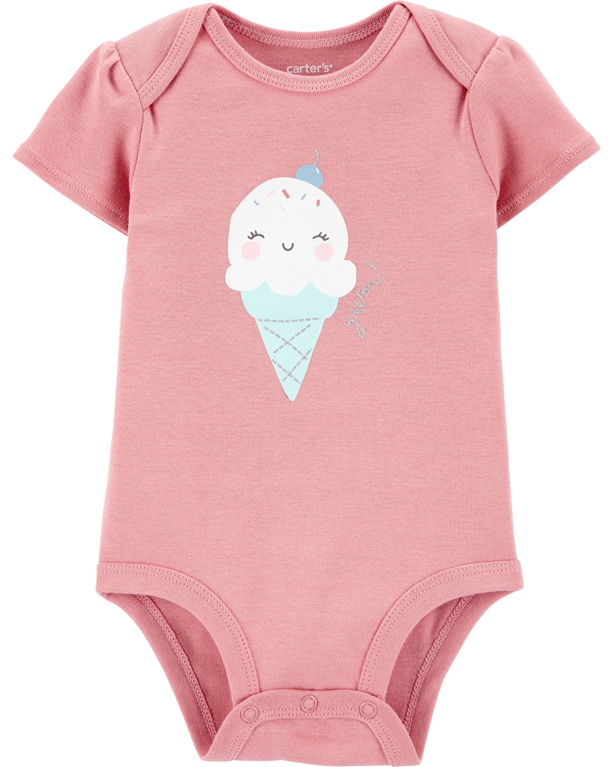 cream baby bodysuit