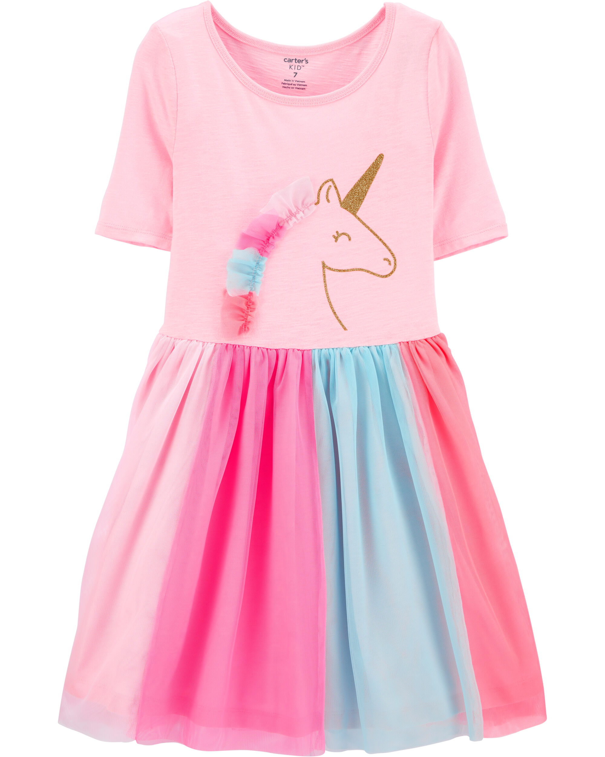 unicorn glitter dress