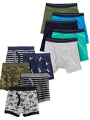 Multi - Kid 10-Pack Boxer Briefs Underwear, Selected