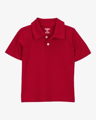 Toddler Pique Uniform Polo Shirt - Navy