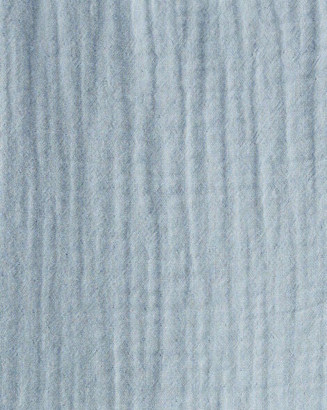  Product image 4 of Toddler Organic Cotton Gauze Dress in Blue
