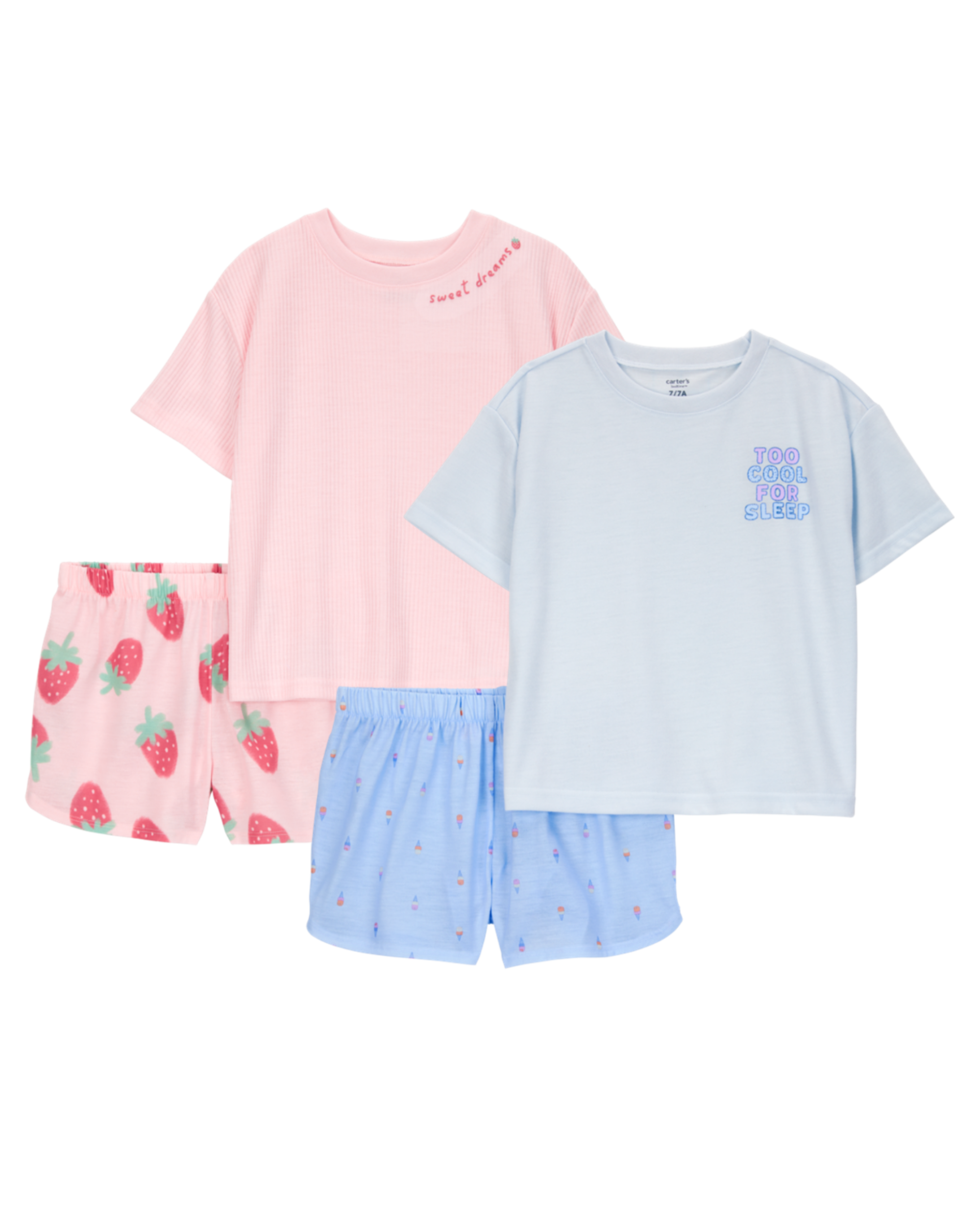 Kid 4-Piece Loose Fit Pajamas