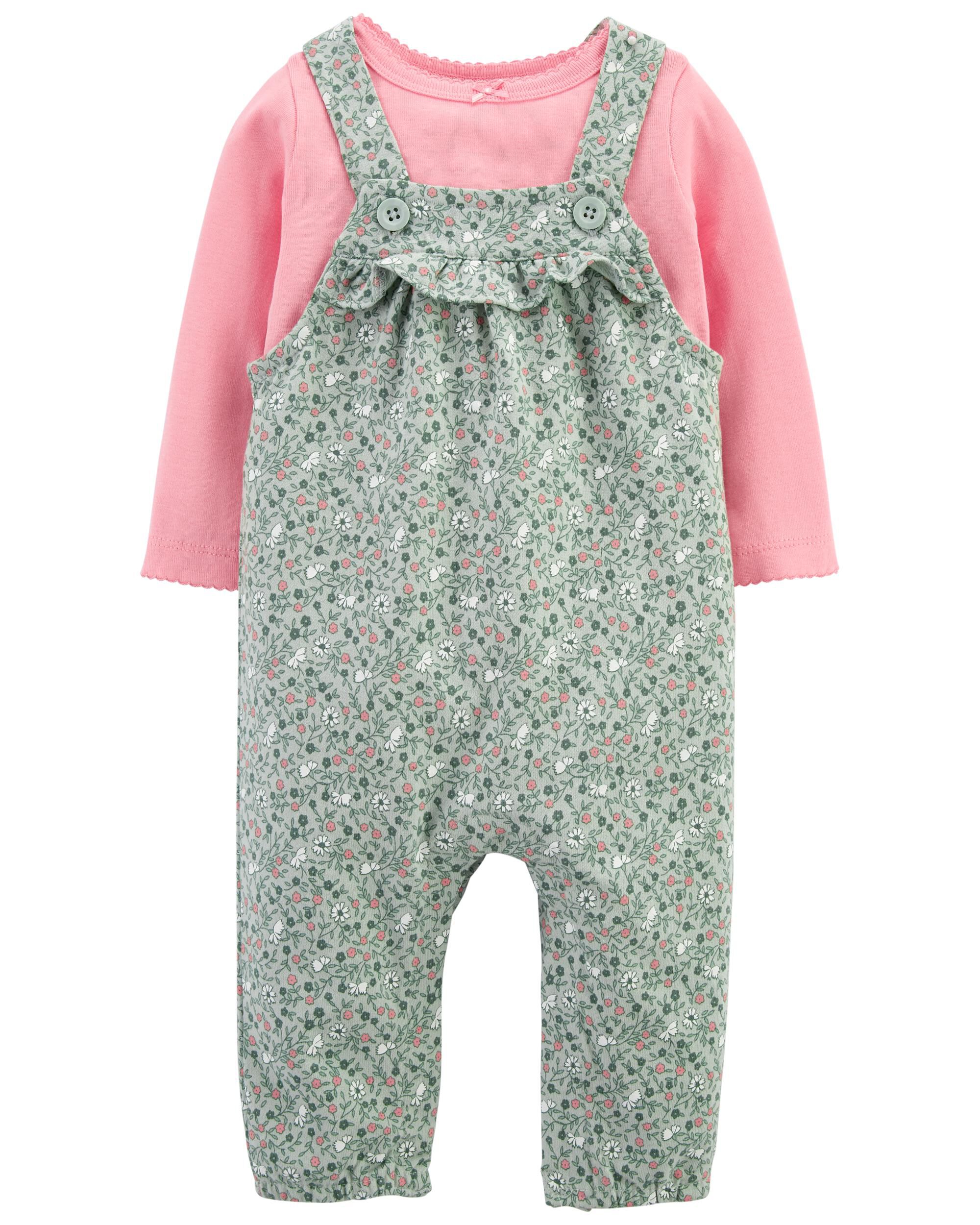 overall dress for baby girl