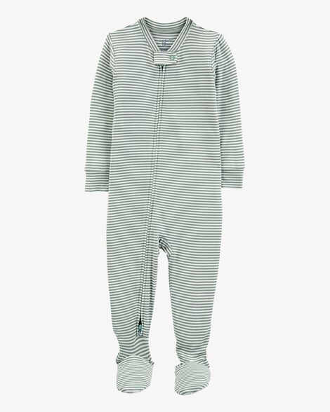  Product image 1 of Toddler Striped 1-Piece PurelySoft Footie Pajamas