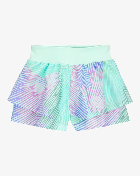  Product image 1 of Kid Flowy Tie-Dye Layered Flip Short - Blue/Purple