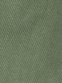 Olive - Toddler Pull-On Cotton Shorts - Olive, Selected