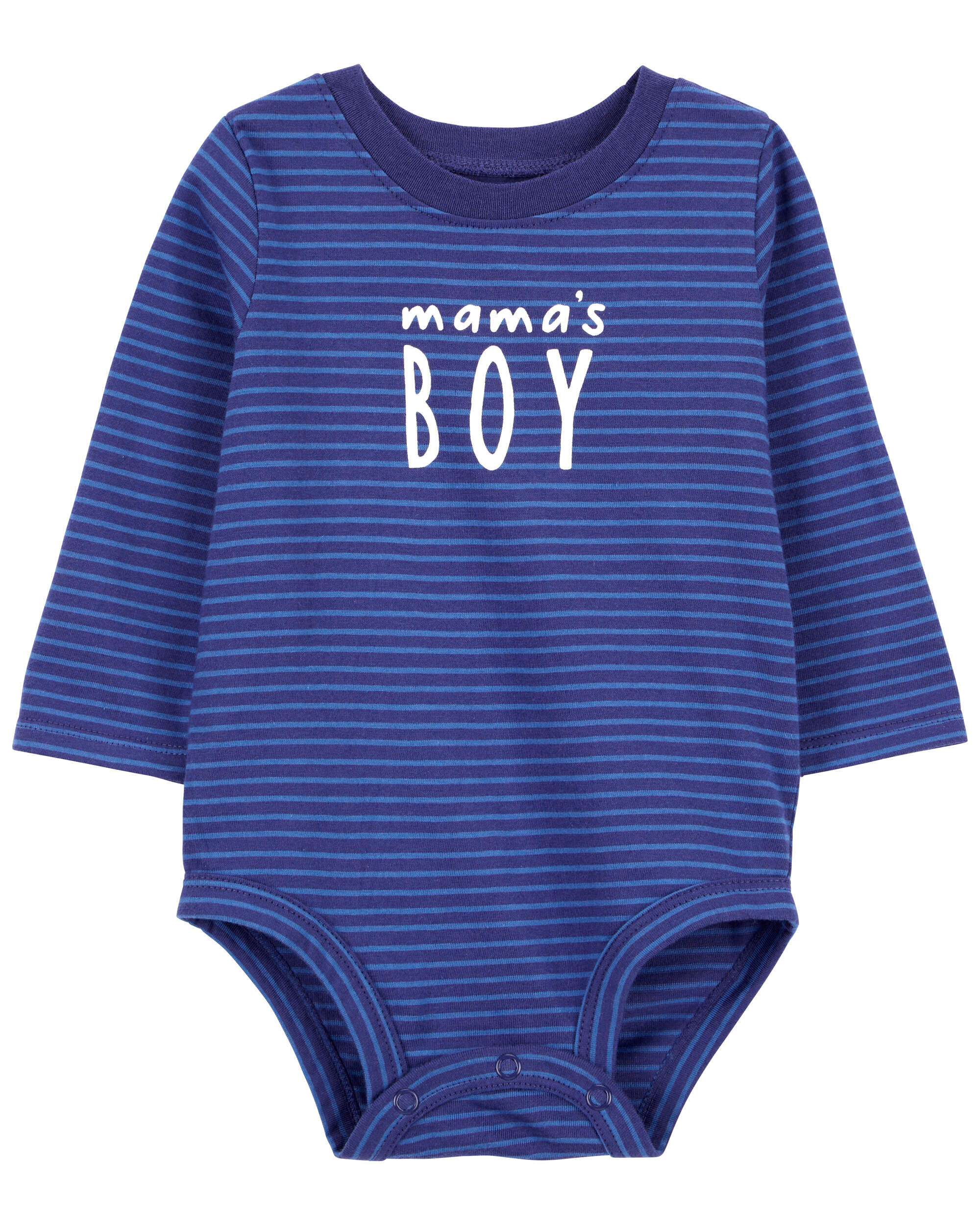 Baby 'Mama's Boy' Striped Collectible Bodysuit - Carter's