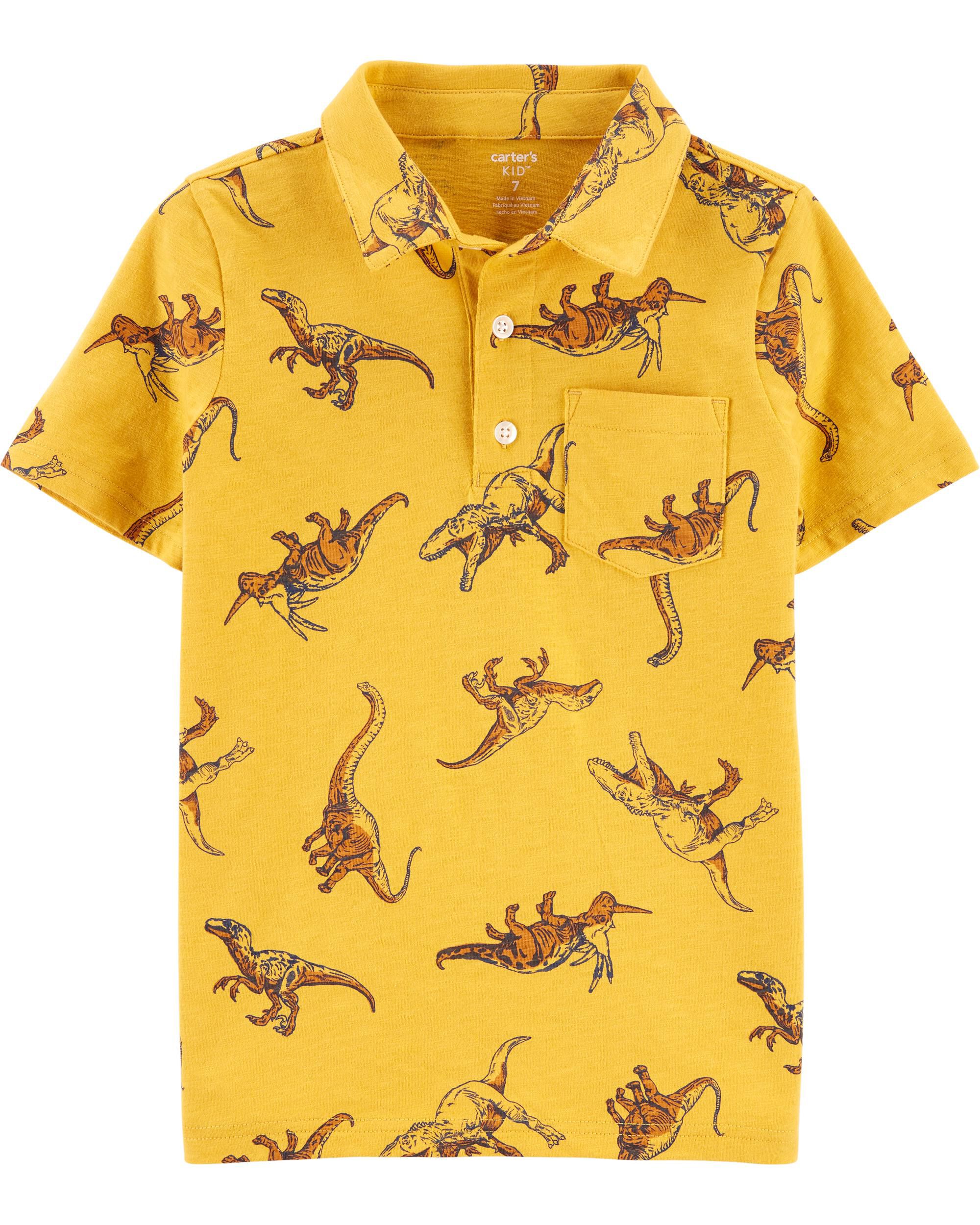 *CLEARANCE* Dinosaur Slub Jersey Polo