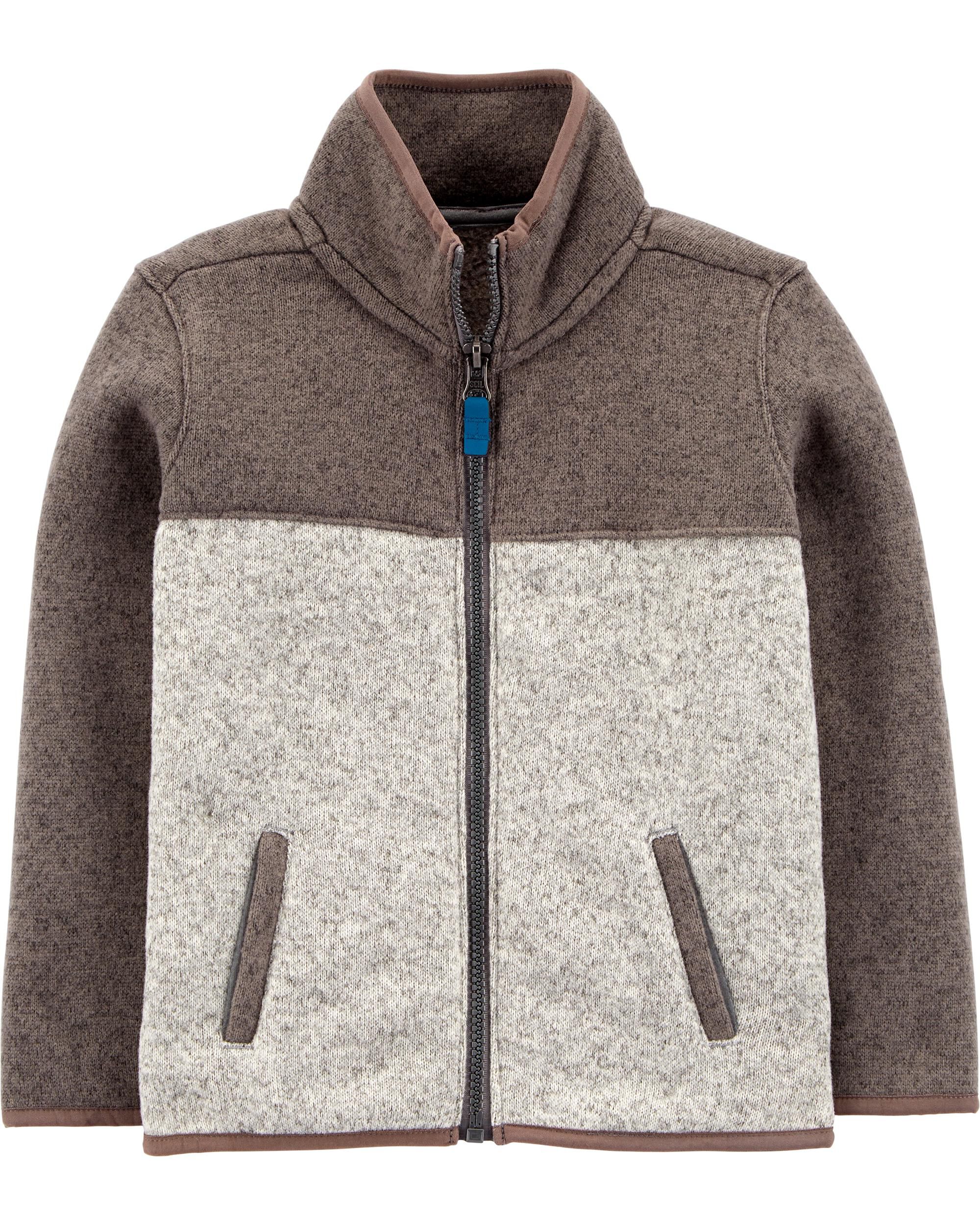 grey sherpa jacket