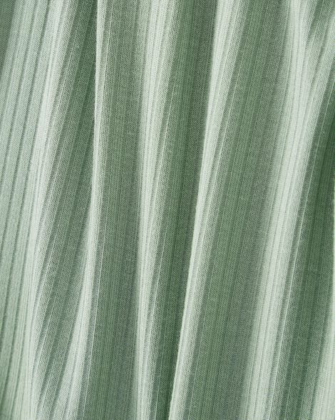  Product image 3 of Baby Solid 2-Way Zip PurelySoft Sleep & Play Pajamas - Green
