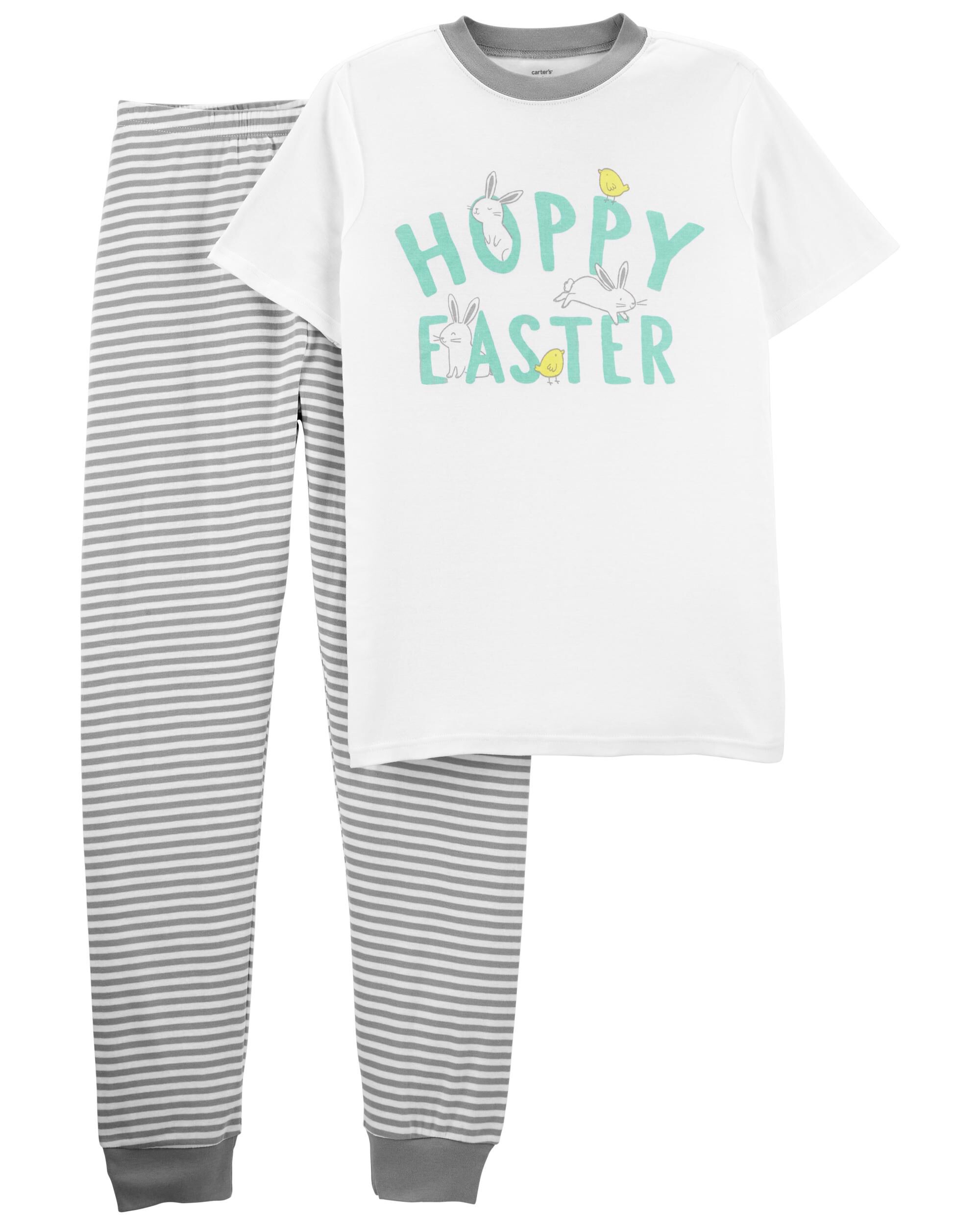 *CLEARANCE* 2-Piece Adult Easter 100% Snug Fit Cotton PJs