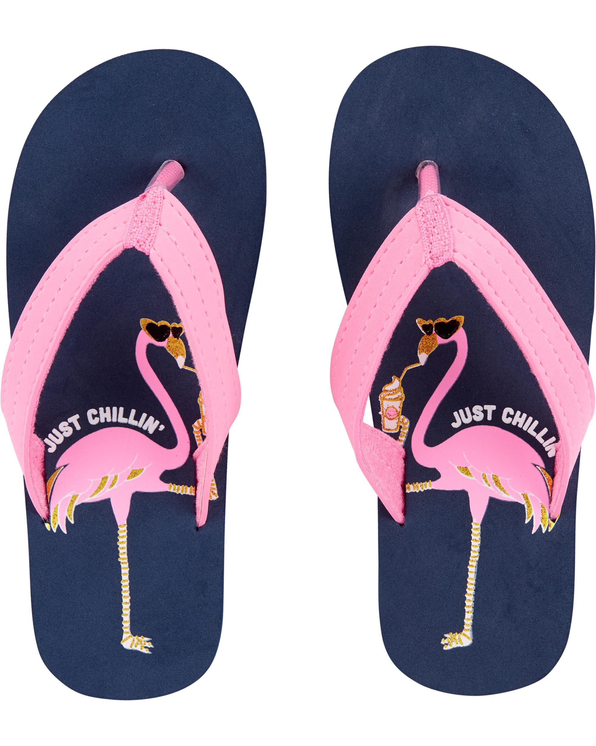 pink flamingo sandals