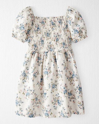 Product image 1 of Toddler Floral-Print Dress Made with Organic Cotton