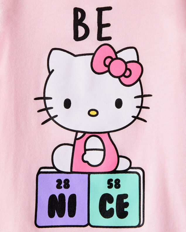 Product image 2 of Toddler Hello Kitty "Be Nice" Short-Sleeve Graphic Tee - Pink