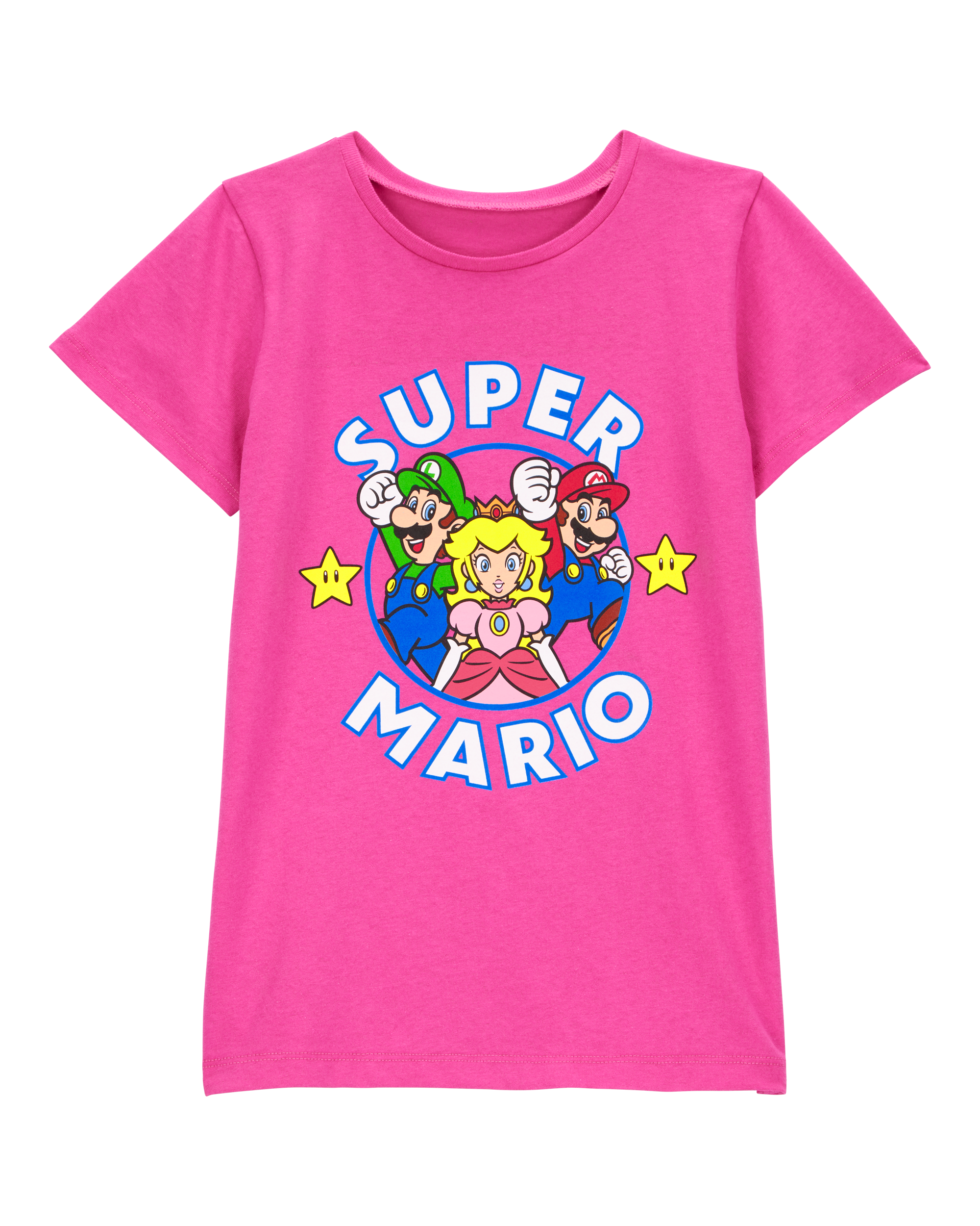 Girls Super Mario™ Short-Sleeve Graphic Tee - Pink