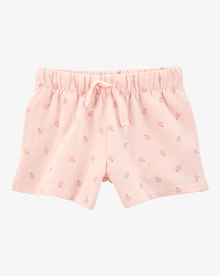Product image 1 of Baby Pull-On French Terry Shorts - Pink