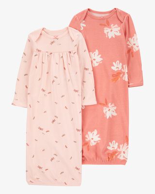 Product image 1 of Baby 2-Pack Sleeper Gowns