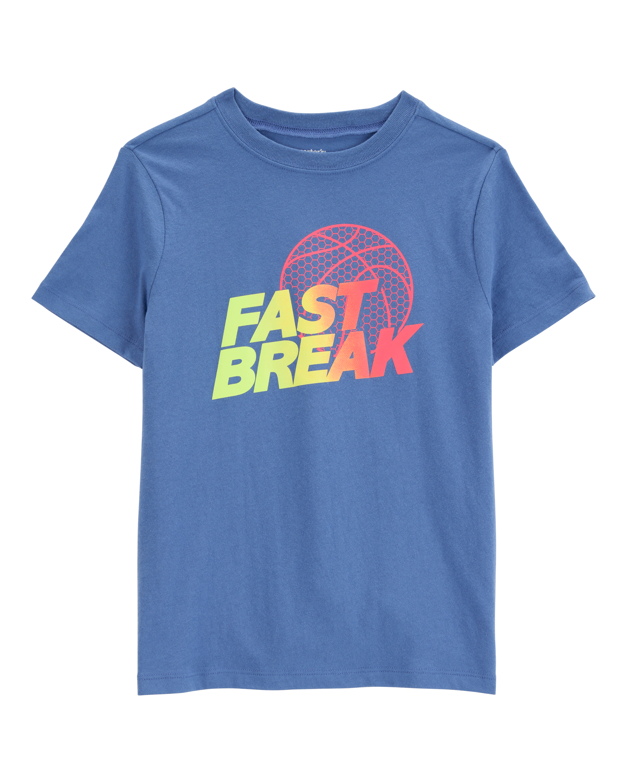 Boys Fast Break Short-Sleeve Graphic Tee - Blue