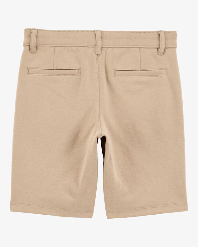 Product image 2 of Kid Ponte Knit Uniform Pants - Khaki