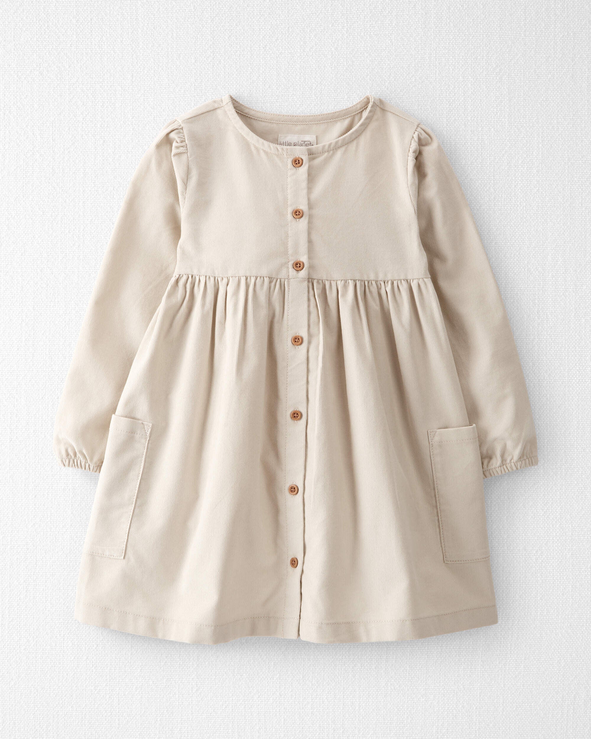 Cotton button front dress sale