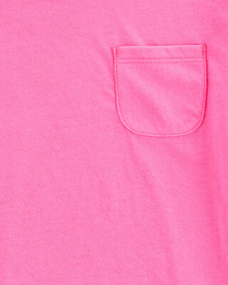 Product image 2 of Kid Solid Short-Sleeve Fashion Top - Pink
