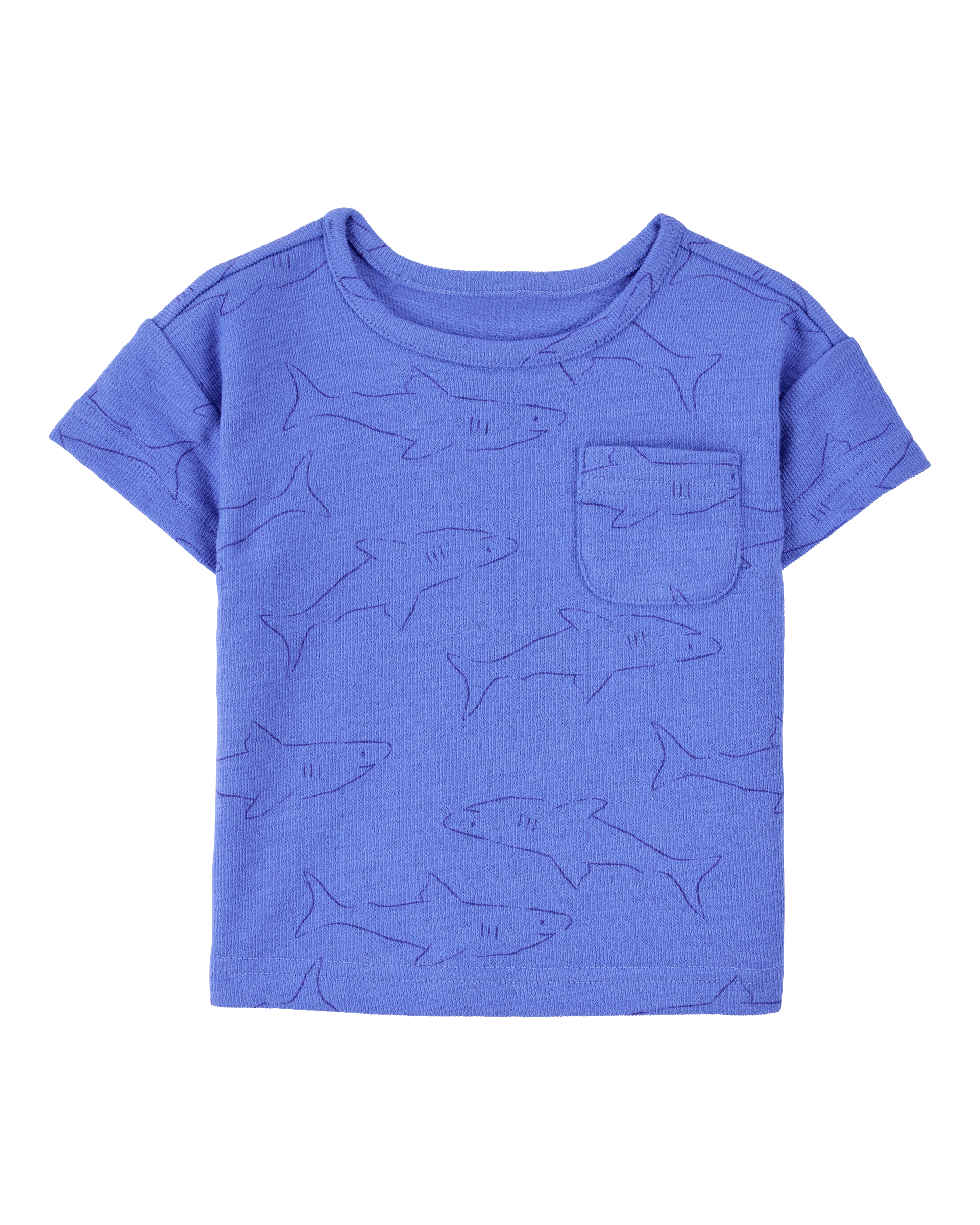 Baby Shark Pocket Tee - Blue